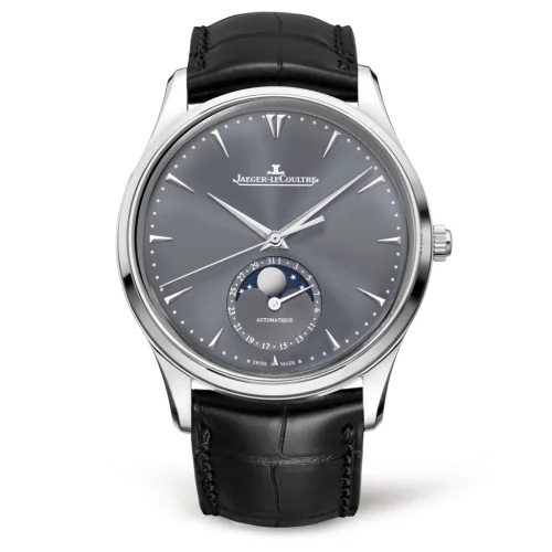 Jaeger-LeCoultre Jaeger-LeCoultre - 1363540 Master Ultra Thin Moon White Gold / Grey / Alligator