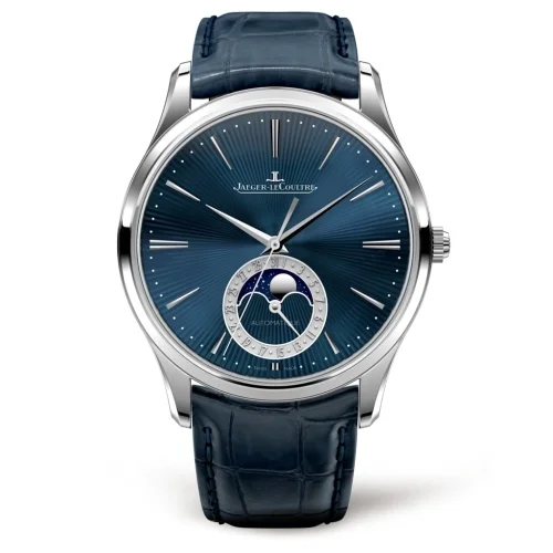 Jaeger-LeCoultre Jaeger-LeCoultre - 13635E1 Master Ultra Thin Moon White Gold / Enamel / Alligator