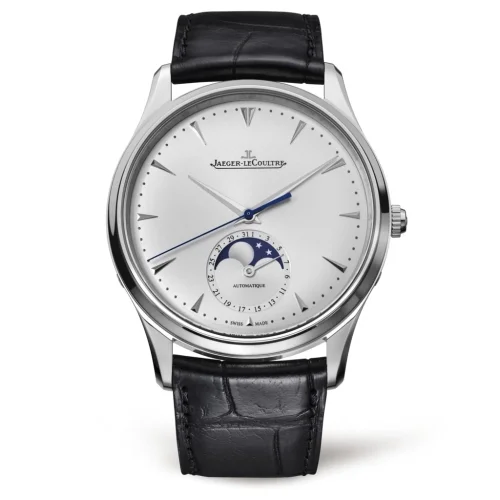 Jaeger-LeCoultre Jaeger-LeCoultre - 1368420 Master Ultra Thin Moon Stainless Steel / Silver / Alligator