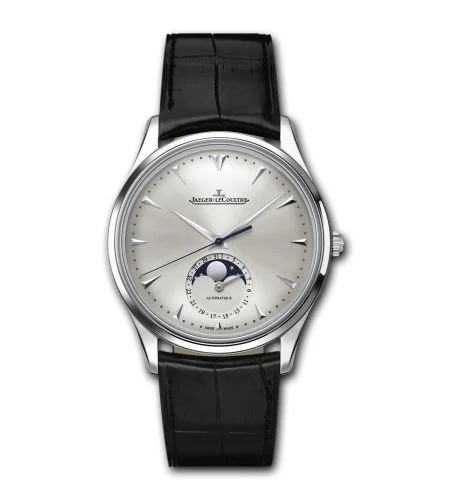 Jaeger-LeCoultre Jaeger-LeCoultre - 1368420 Master Ultra Thin Moon Stainless Steel / Silver / Alligator