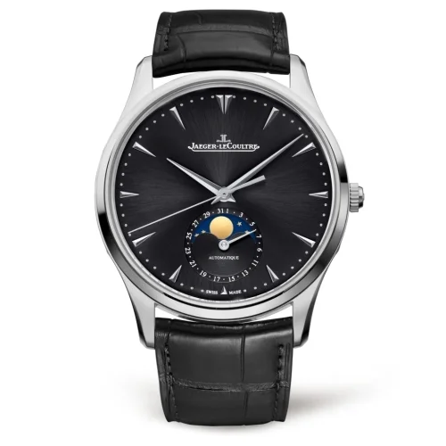Jaeger-LeCoultre Jaeger-LeCoultre - 1368470 Master Ultra Thin Moon Stainless Steel / Black / Alligator