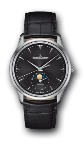 Jaeger-LeCoultre Jaeger-LeCoultre - 1368470 Master Ultra Thin Moon Stainless Steel / Black / Alligator