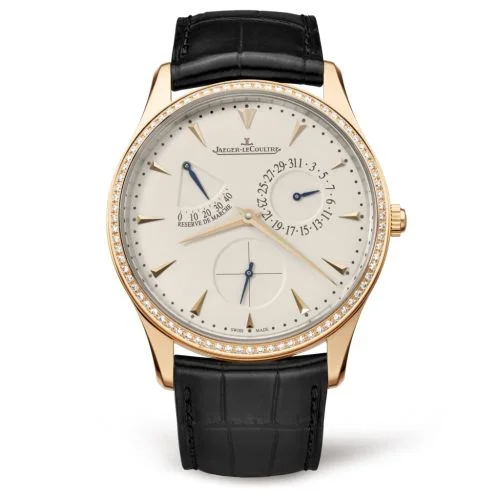 Jaeger-LeCoultre - 1372501 Master Ultra Thin Réserve de Marche Pink Gold / Diamond / Eggshell