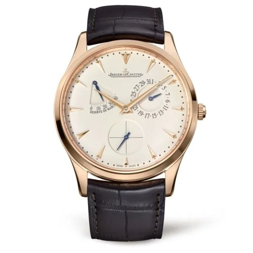 Jaeger-LeCoultre Master Ultra Thin Réserve de Marche Pink Gold / Eggshell / Alligator