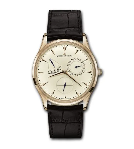 Jaeger-LeCoultre Jaeger-LeCoultre - 1372520 Master Ultra Thin Réserve de Marche Pink Gold / Eggshell / Alligator