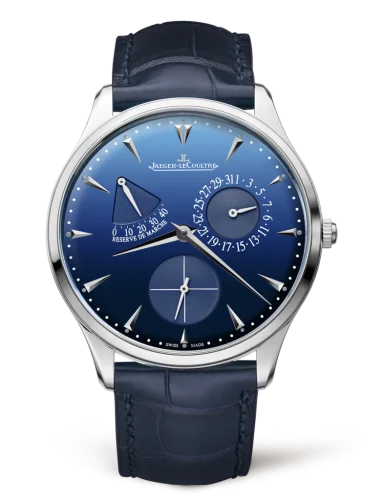 Jaeger-LeCoultre Jaeger-LeCoultre - 1378480 Master Ultra Thin Réserve de Marche Stainless Steel / Blue / Alligator