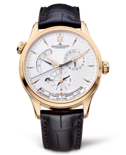 Jaeger-LeCoultre Jaeger-LeCoultre - 1422521 Master Geographic Pink Gold / Silver / Alligator