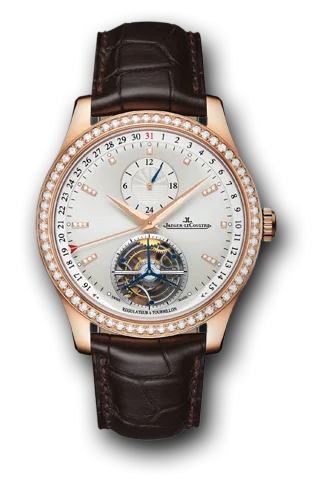 Jaeger-LeCoultre Jaeger-LeCoultre - 1562401 Master Tourbillon Pink Gold / Diamond / Silver / Alligator