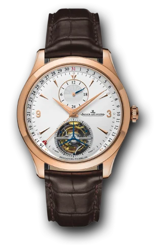Jaeger-LeCoultre Jaeger-LeCoultre - 1562421 Master Tourbillon Dual Time Pink Gold / Silver / Alligator