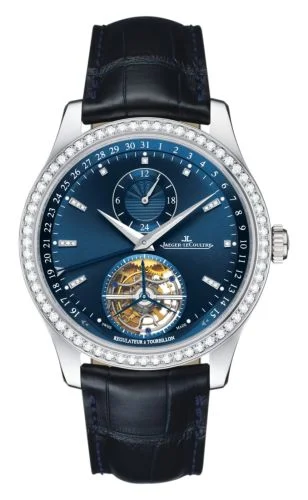 Jaeger-LeCoultre Master Tourbillon White Gold / Diamond / Blue / Alligator