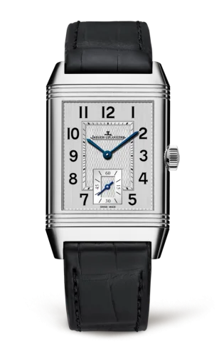 Jaeger-LeCoultre - 2438520 Reverso Classic Medium Small Seconds Stainless Steel / Silver / Alligator