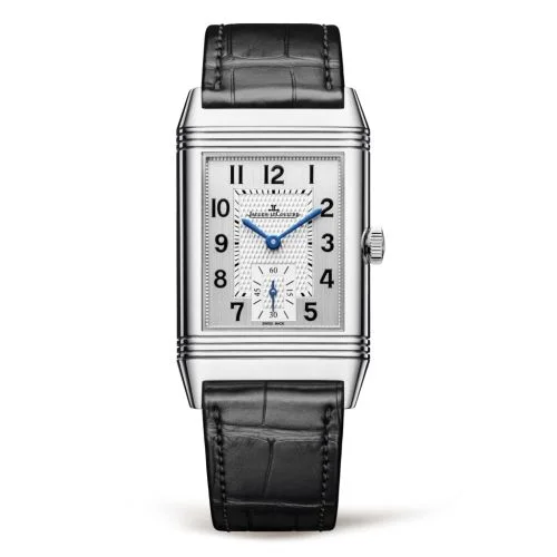 Jaeger-LeCoultre - 2458420 Reverso Classic Medium  Duoface Small Seconds Stainless Steel / Silver