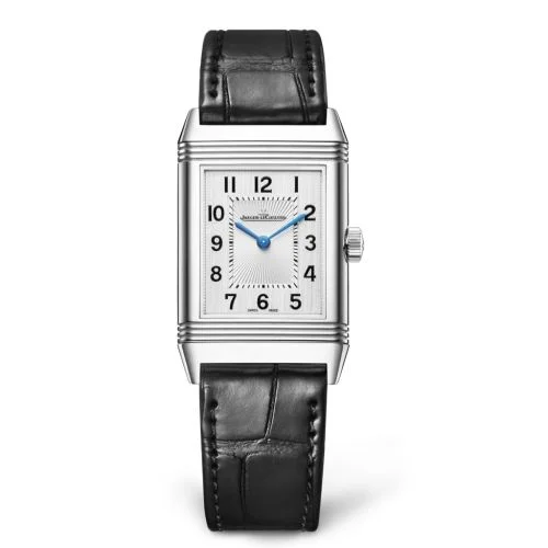 Jaeger-LeCoultre - 2548440 Reverso Classic Medium Thin Stainless Steel / Silver / Alligator