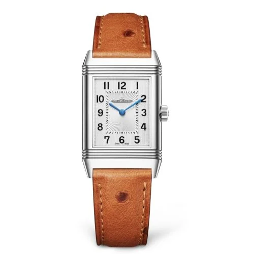 Jaeger-LeCoultre - 2548441 Reverso Classic Medium Thin Stainless Steel / Silver / Ostrich