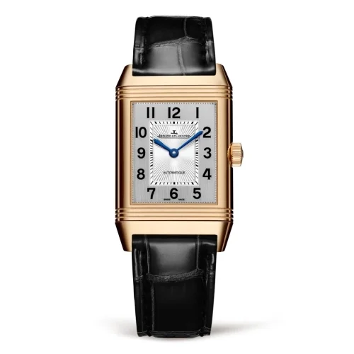 Jaeger-LeCoultre Jaeger-LeCoultre - 2572420 Reverso Classic Medium Duetto Pink Gold / Silver / Alligator