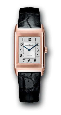 Jaeger-LeCoultre Jaeger-LeCoultre - 2572420 Reverso Classic Medium Duetto Pink Gold / Silver / Alligator