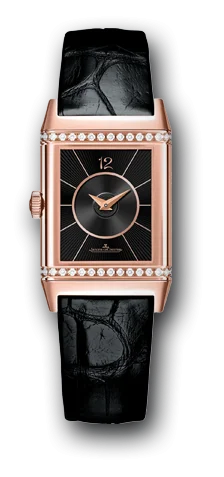 Jaeger-LeCoultre Jaeger-LeCoultre - 2572420 Reverso Classic Medium Duetto Pink Gold / Silver / Alligator