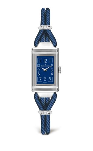 Jaeger-LeCoultre - 326858J Reverso One Cordonnet Stainless Steel / Blue