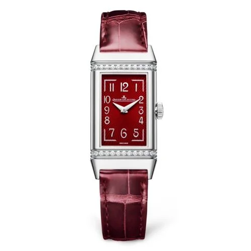 Jaeger-LeCoultre - 3288560 Reverso One Monoface Stainless Steel / Diamond / Red / Alligator