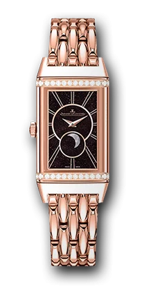Jaeger-LeCoultre Jaeger-LeCoultre - 3352120 Reverso One Duetto Moon Pink Gold / Silver / Bracelet