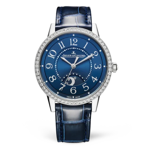 Jaeger-LeCoultre - 3448480 Rendez-Vous Night & Day Medium Stainless Steel / Blue / Alligator