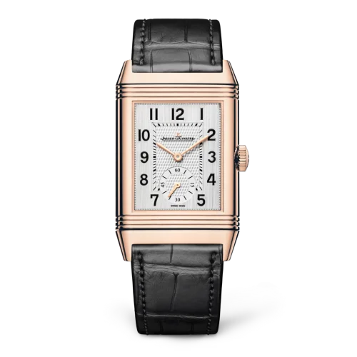 Jaeger-LeCoultre - 3842520 Reverso Classic Large Duoface Pink Gold / Silver / Alligator