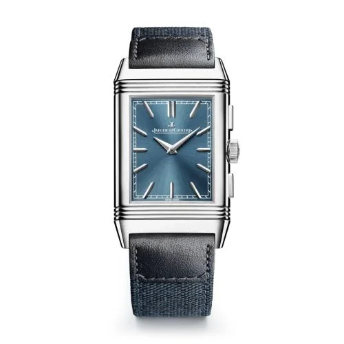 Jaeger-LeCoultre Reverso Tribute Chronograph Stainless Steel / Blue