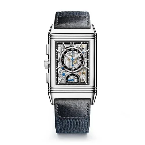 Jaeger-LeCoultre Jaeger-LeCoultre - 389848J Reverso Tribute Chronograph Stainless Steel / Blue