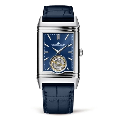 Jaeger-LeCoultre Jaeger-LeCoultre - 3926480 Reverso Tribute Tourbillon Platinum / Blue / Alligator