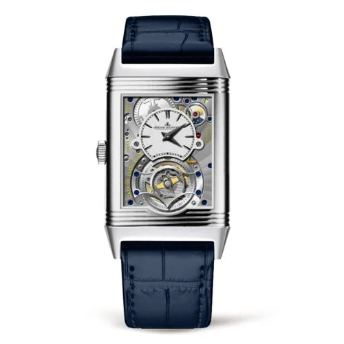 Jaeger-LeCoultre Jaeger-LeCoultre - 3926480 Reverso Tribute Tourbillon Platinum / Blue / Alligator