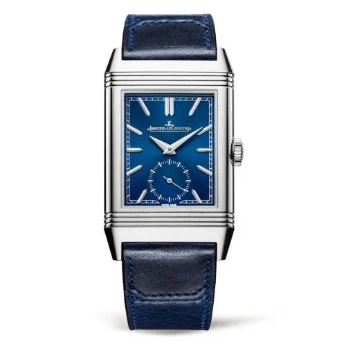 Jaeger-LeCoultre - 3978480 Reverso Tribute Small Seconds Stainless Steel / Blue / Fagliano