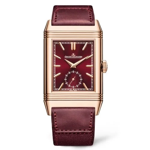 Jaeger-LeCoultre - 398256J Reverso Tribute Duoface Fagliano Pink Gold  / Burgundy