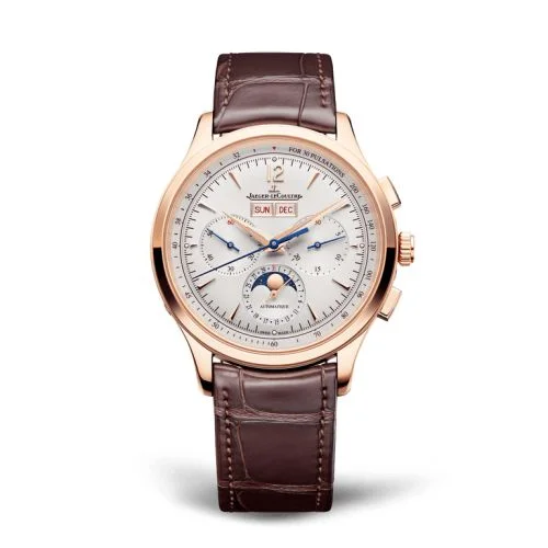 Jaeger-LeCoultre - 413252J Master Control Chronograph Calendar Pink Gold / Silver / Alligator