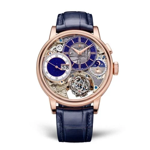 Jaeger-LeCoultre - 5032441 Master Grande Tradition Gyrotourbillon 3 Pink Gold / Blue
