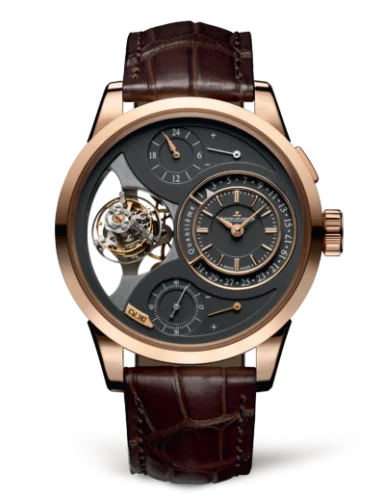 Jaeger-LeCoultre - 605244J Duomètre Sphérotourbillon Pink Gold / Slate