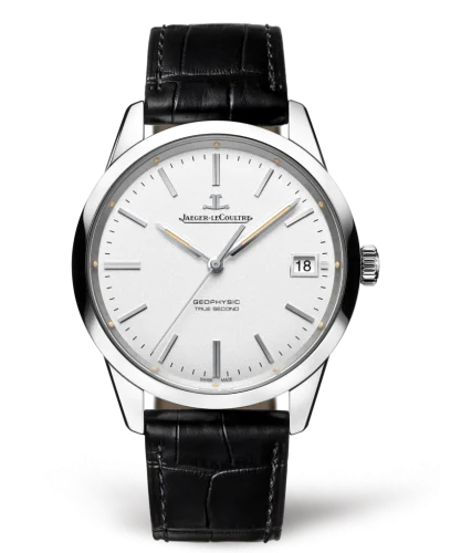 Jaeger-LeCoultre - 8018420 Geophysic True Second Stainless Steel / Silver / Alligator