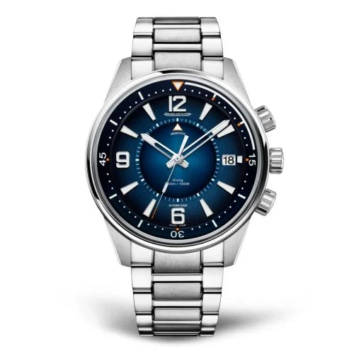 Jaeger-LeCoultre - 9038180 Polaris Mariner Memovox Stainless Steel / Blue / Bracelet