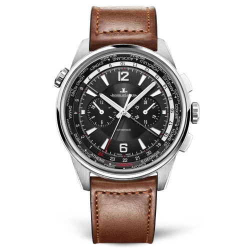 Jaeger-LeCoultre Polaris Chronograph WT Titanium / Black / Calf