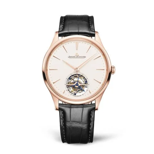 Jaeger-LeCoultre Master Ultra Thin Tourbillon Pink Gold / Eggshell