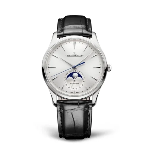 Jaeger-LeCoultre Jaeger-LeCoultre - Q1368430 Master Ultra Thin Moon Stainless Steel / Silver / Alligator