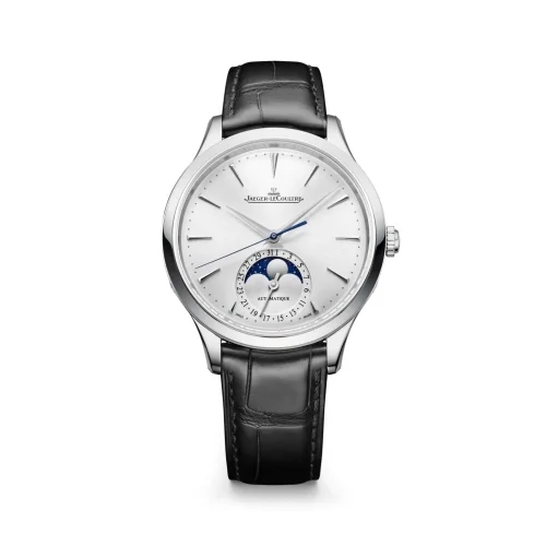 Jaeger-LeCoultre Jaeger-LeCoultre - Q1248421 Master Ultra Thin Moon 36 Stainless Steel / Silver / Alligator