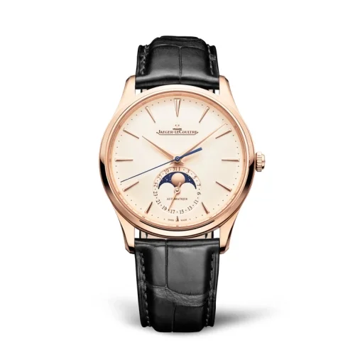 Jaeger-LeCoultre Jaeger-LeCoultre - Q1362511 Master Ultra Thin Moon Pink Gold / Eggshell / Alligator