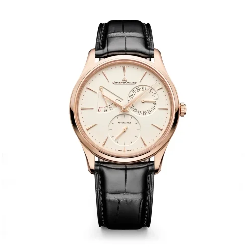 Jaeger-LeCoultre Jaeger-LeCoultre - Q1372510 Master Ultra Thin Réserve de Marche Pink Gold / Eggshell / Alligator