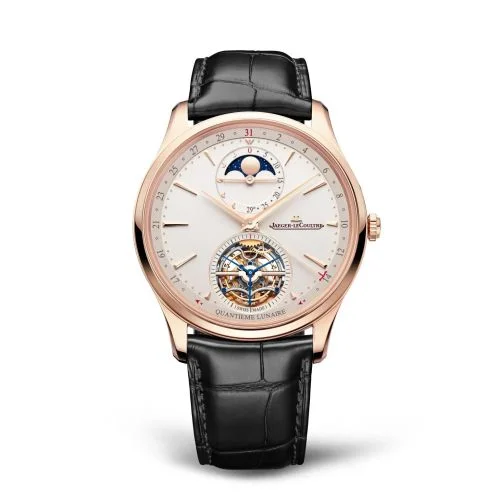 Jaeger-LeCoultre - Q169242J Master Ultra Thin Tourbillon Moon Pink Gold / Eggshell / Alligator