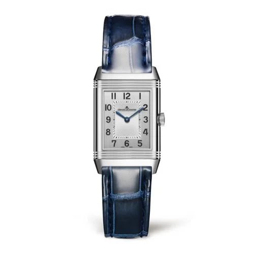 Jaeger-LeCoultre - Q2668432 Reverso Classic Small Duetto Stainless Steel / Silver / Alligator
