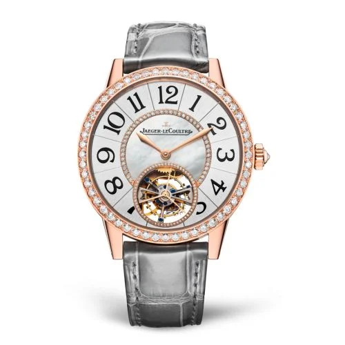 Jaeger-LeCoultre - Q3412410 Rendez-Vous  Jewelery Tourbillon Pink Gold / MOP / Alligator