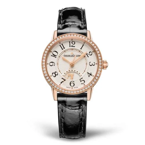 Jaeger-LeCoultre - Q3462430 Rendez-Vous Night & Day Small Pink Gold - Diamond / Silver / Alligator
