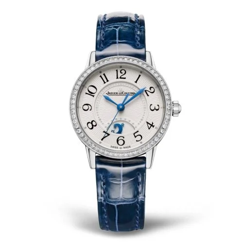Jaeger-LeCoultre - Q3468430 Rendez-Vous Night & Day Small Stainless Steel - Diamond / Silver / Alligator