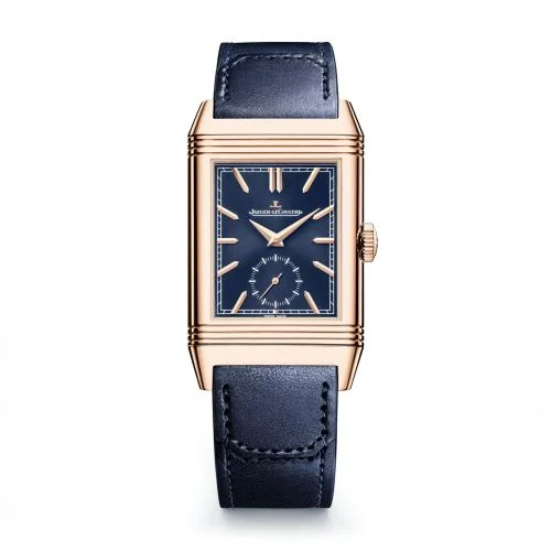 Jaeger-LeCoultre - Q3982590 Reverso Tribute Duoface Small Seconds Pink Gold / Blue