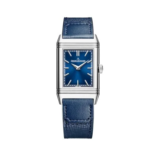 Jaeger-LeCoultre - Q716848J Reverso Tribute Monoface Midsize Stainless Steel / Blue
